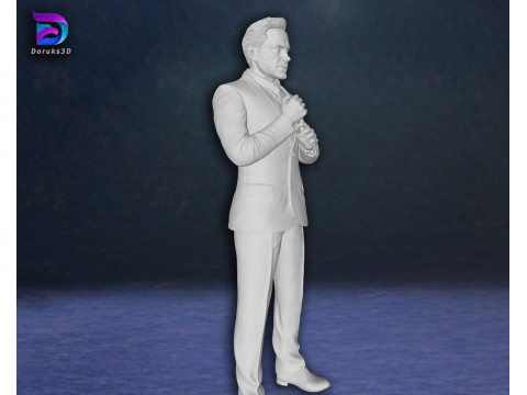 Tony Stark Iron Man Robert Downey Jr Action Figures Custom 3D Print Model 3D Print Model