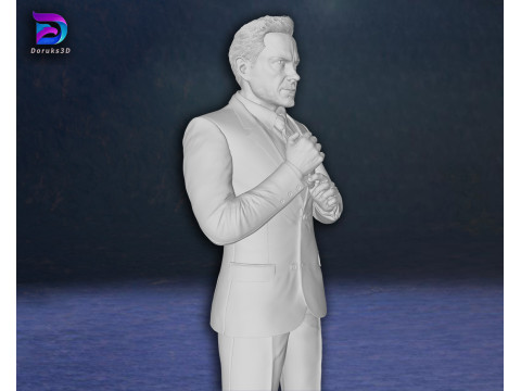 Tony Stark Iron Man Robert Downey Jr Action Figures Custom 3D Print Model 3D Print Model