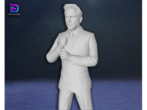 Tony Stark Iron Man Robert Downey Jr Action Figures Custom 3D Print Model 3D Print Model