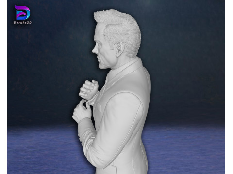 Tony Stark Iron Man Robert Downey Jr Action Figures Custom 3D Print Model 3D Print Model