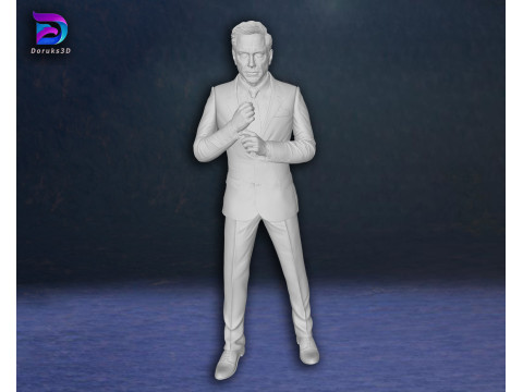 Tony Stark Iron Man Robert Downey Jr Action Figures Custom 3D Print Model 3D Print Model