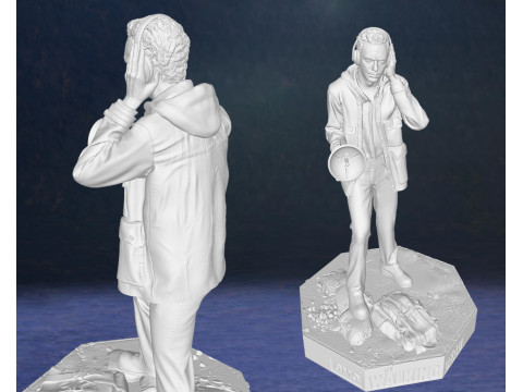 Sasha and Aaron Walking Dead Figures 3D Print Model 3D 프린트 모델