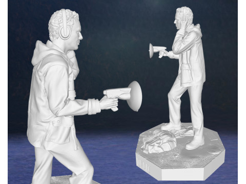 Sasha and Aaron Walking Dead Figures 3D Print Model 3D 프린트 모델