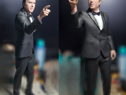 John Travolta Pulp Fiction Action Figures 3D Print Model 3D Принт Модель