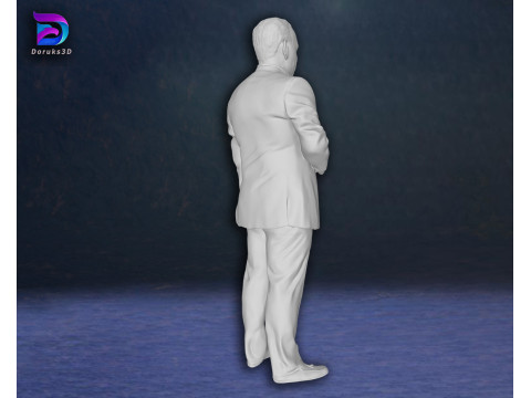 Tom Hanks Forrest Gump Action Figures 3D Print Model 3D 打印模型