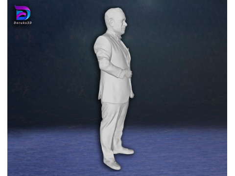 Tom Hanks Forrest Gump Action Figures 3D Print Model 3D 打印模型
