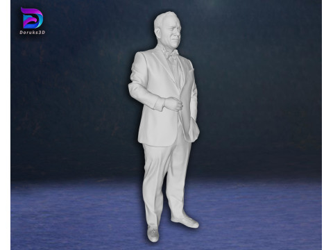 Tom Hanks Forrest Gump Action Figures 3D Print Model 3D 打印模型