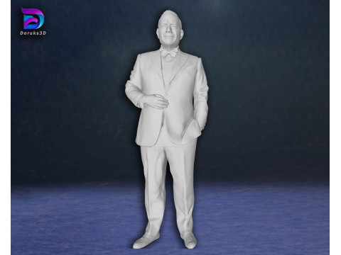 Tom Hanks Forrest Gump Action Figures 3D Print Model 3D 打印模型