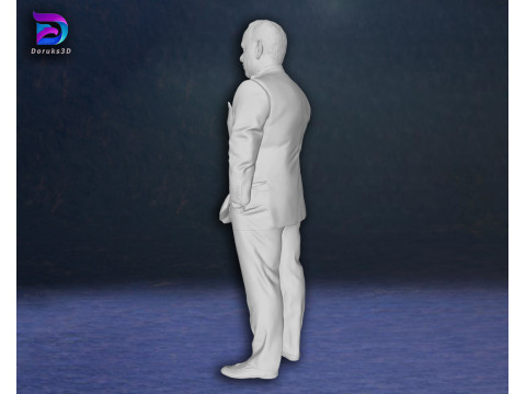 Tom Hanks Forrest Gump Action Figures 3D Print Model 3D 打印模型