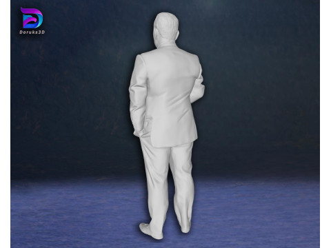 Tom Hanks Forrest Gump Action Figures 3D Print Model 3D 打印模型