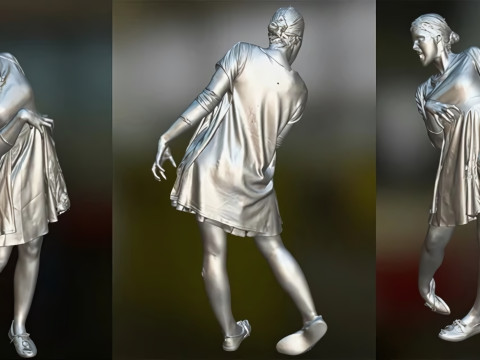 Zombie Walking Dead Last of Us Figures 3D Print Model Model Cetak 3D