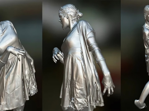 Zombie Walking Dead Last of Us Figures 3D Print Model Model Cetak 3D