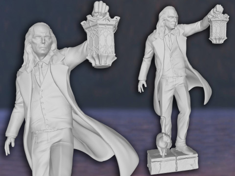 Harry Potter Argus Filch Action Figures Custom 3D Print Model 3D Print Model
