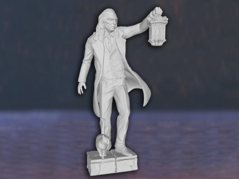 Harry Potter Argus Filch Action Figures Custom 3D Print Model 3Dプリントモデル