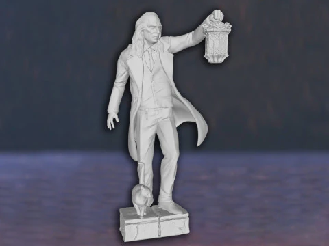 Harry Potter Argus Filch Action Figures Custom 3D Print Model 3D Print Model