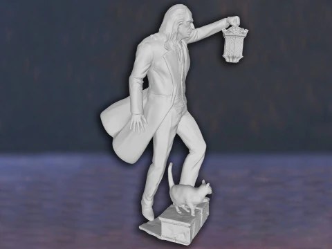 Harry Potter Argus Filch Action Figures Custom 3D Print Model 3D Print Model