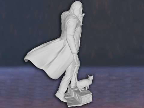 Harry Potter Argus Filch Action Figures Custom 3D Print Model 3Dプリントモデル