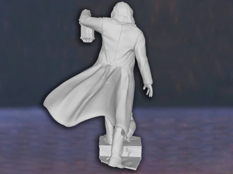 Harry Potter Argus Filch Action Figures Custom 3D Print Model 3D Print Model