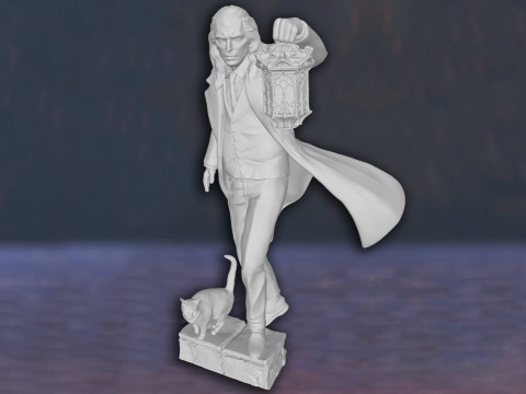 Harry Potter Argus Filch Action Figures Custom 3D Print Model 3Dプリントモデル