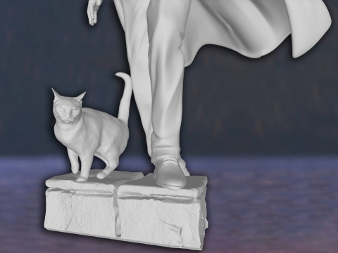 Harry Potter Argus Filch Action Figures Custom 3D Print Model 3Dプリントモデル