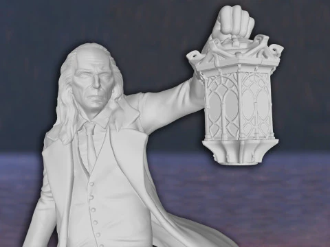 Harry Potter Argus Filch Action Figures Custom 3D Print Model 3D Print Model