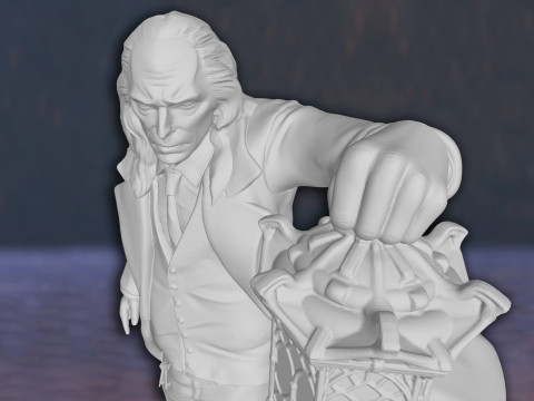 Harry Potter Argus Filch Action Figures Custom 3D Print Model 3Dプリントモデル