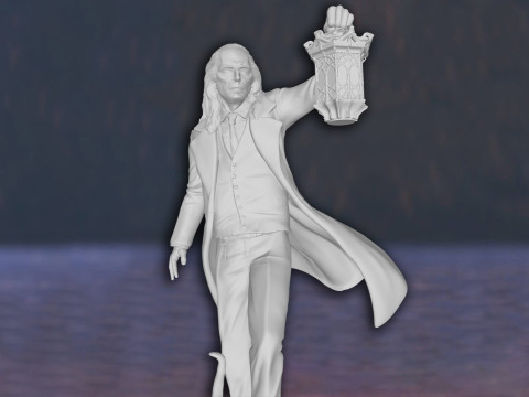 Harry Potter Argus Filch Action Figures Custom 3D Print Model 3Dプリントモデル