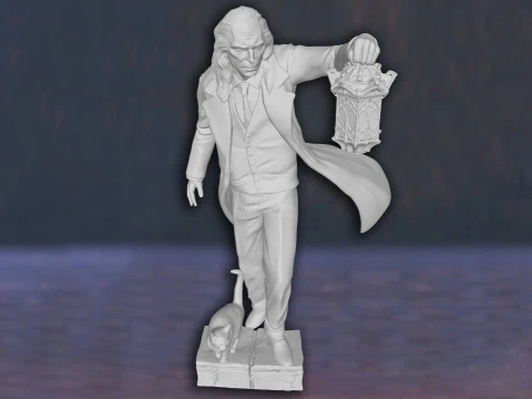 Harry Potter Argus Filch Action Figures Custom 3D Print Model 3D Print Model