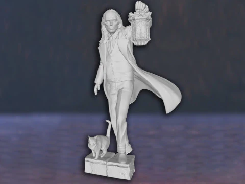 Harry Potter Argus Filch Action Figures Custom 3D Print Model 3D Print Model