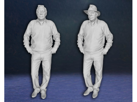 Harry Potter Arthur Weasley Action Figures Custom 3D Print Model 3Dプリントモデル