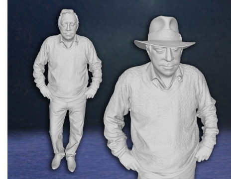 Harry Potter Arthur Weasley Action Figures Custom 3D Print Model 3Dプリントモデル
