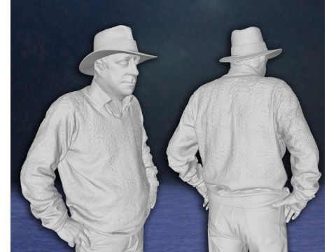 Harry Potter Arthur Weasley Action Figures Custom 3D Print Model 3Dプリントモデル
