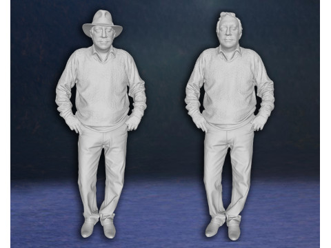 Harry Potter Arthur Weasley Action Figures Custom 3D Print Model 3Dプリントモデル
