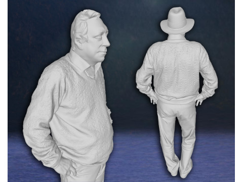 Harry Potter Arthur Weasley Action Figures Custom 3D Print Model 3Dプリントモデル