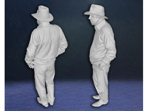 Harry Potter Arthur Weasley Action Figures Custom 3D Print Model 3D Print Model