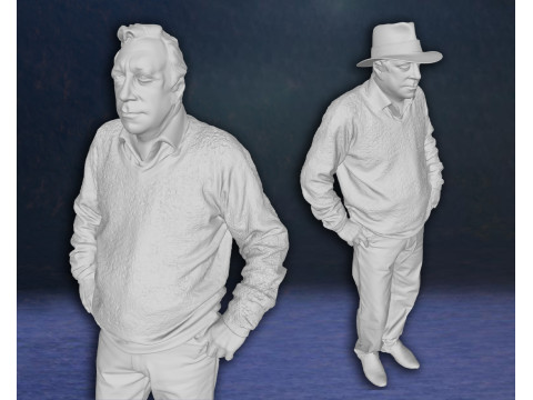 Harry Potter Arthur Weasley Action Figures Custom 3D Print Model 3Dプリントモデル