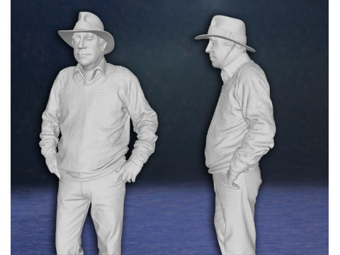 Harry Potter Arthur Weasley Action Figures Custom 3D Print Model 3Dプリントモデル