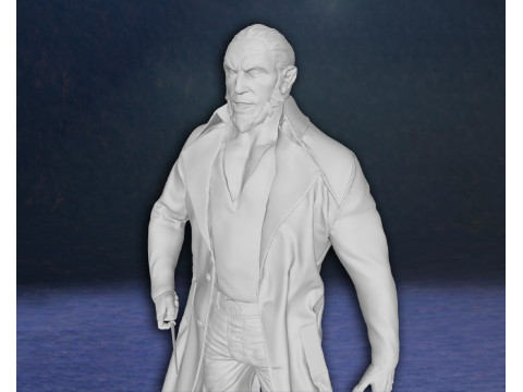 Harry Potter Fenrir Greyback Action Figures Custom 3D Print Model 3D 프린트 모델