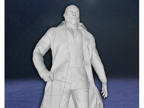 Harry Potter Fenrir Greyback Action Figures Custom 3D Print Model 3D 프린트 모델