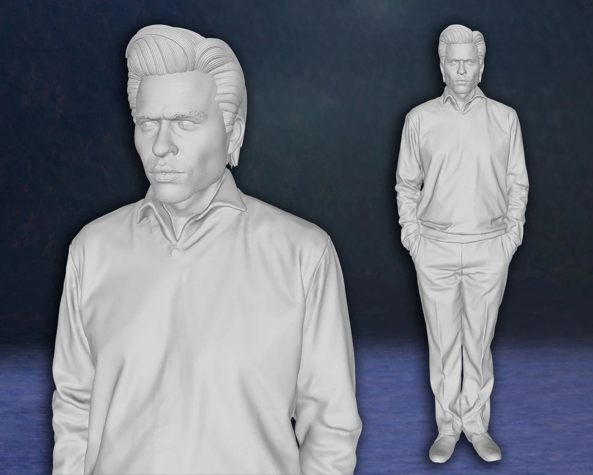 Val Kilmer Batman Bruce Wayne Action Custom 3D Print Model 3D print model 3D Print Model .c4d .max .obj .3ds .fbx .stl .blend