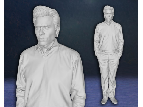Val Kilmer Batman Bruce Wayne Action Custom 3D Print Model 3D print model 3D प्रिंट मॉडल