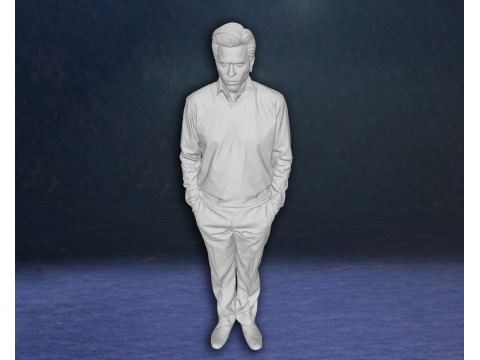 Val Kilmer Batman Bruce Wayne Action Custom 3D Print Model 3D print model 3D 打印模型