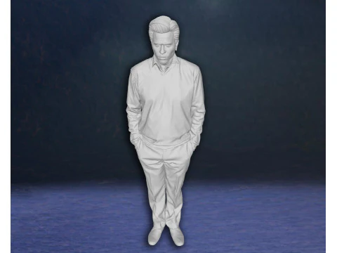 Val Kilmer Batman Bruce Wayne Action Custom 3D Print Model 3D print model 3D Print Model