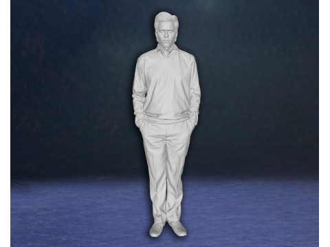 Val Kilmer Batman Bruce Wayne Action Custom 3D Print Model 3D print model 3D 打印模型