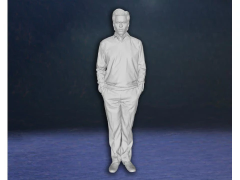 Val Kilmer Batman Bruce Wayne Action Custom 3D Print Model 3D print model 3D Print Model