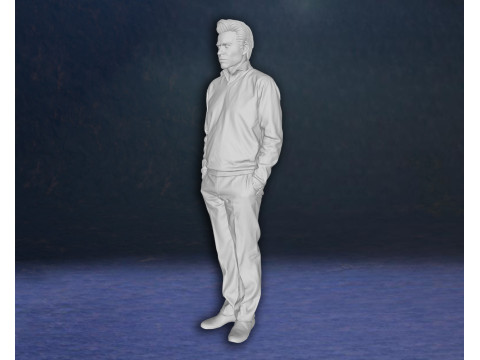 Val Kilmer Batman Bruce Wayne Action Custom 3D Print Model 3D print model 3D 打印模型