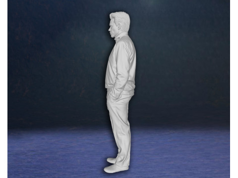 Val Kilmer Batman Bruce Wayne Action Custom 3D Print Model 3D print model 3D 打印模型
