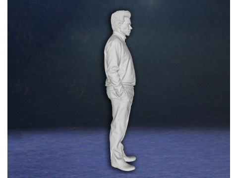 Val Kilmer Batman Bruce Wayne Action Custom 3D Print Model 3D print model 3D 打印模型