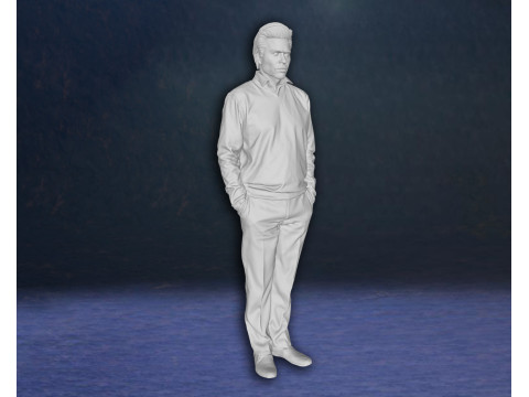 Val Kilmer Batman Bruce Wayne Action Custom 3D Print Model 3D print model 3D 打印模型