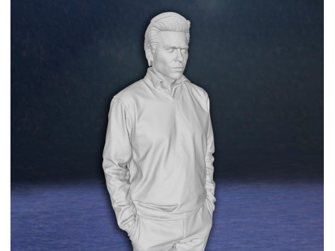 Val Kilmer Batman Bruce Wayne Action Custom 3D Print Model 3D print model 3D 打印模型